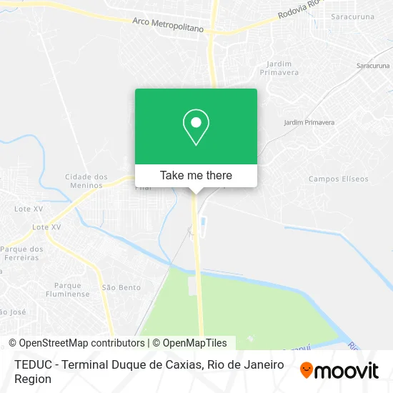 TEDUC - Terminal Duque de Caxias map