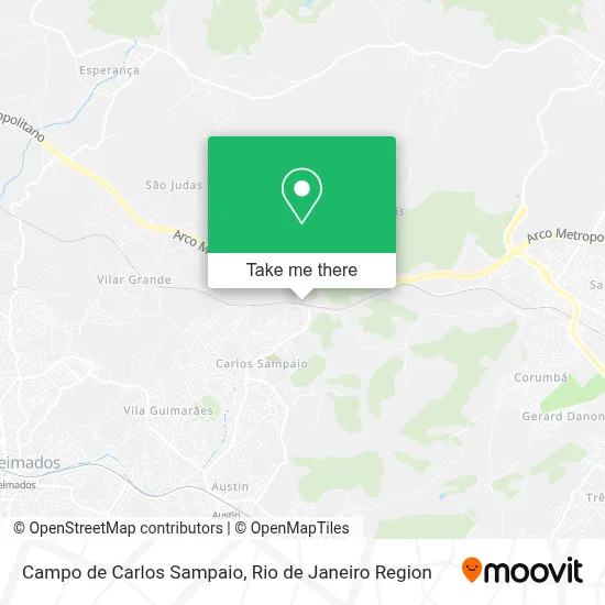 Campo de Carlos Sampaio map