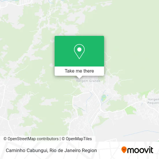 Caminho Cabungui map