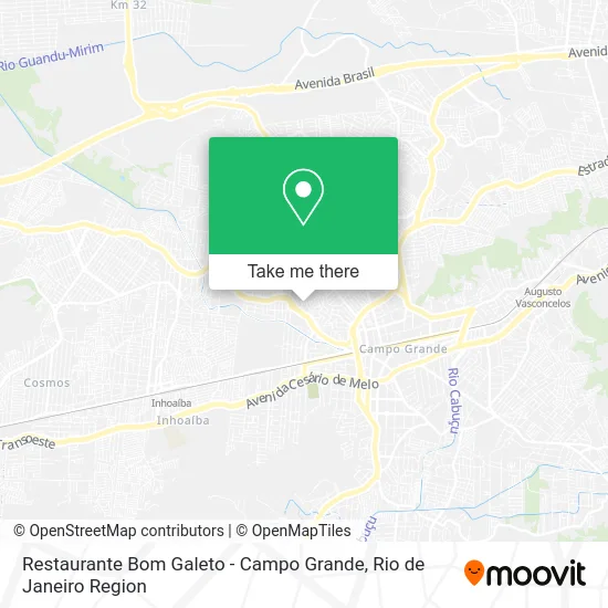 Restaurante Bom Galeto - Campo Grande map