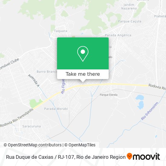 Rua Duque de Caxias / RJ-107 map