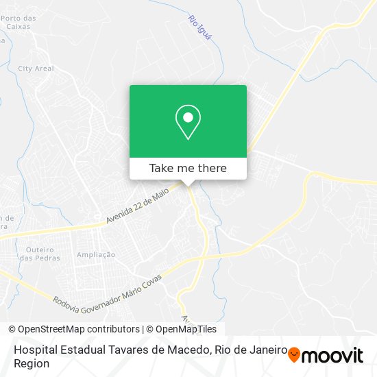 Hospital Estadual Tavares de Macedo map