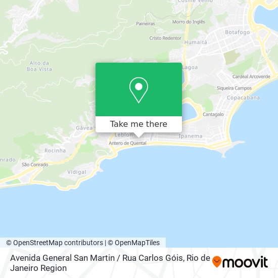 Avenida General San Martin / Rua Carlos Góis map