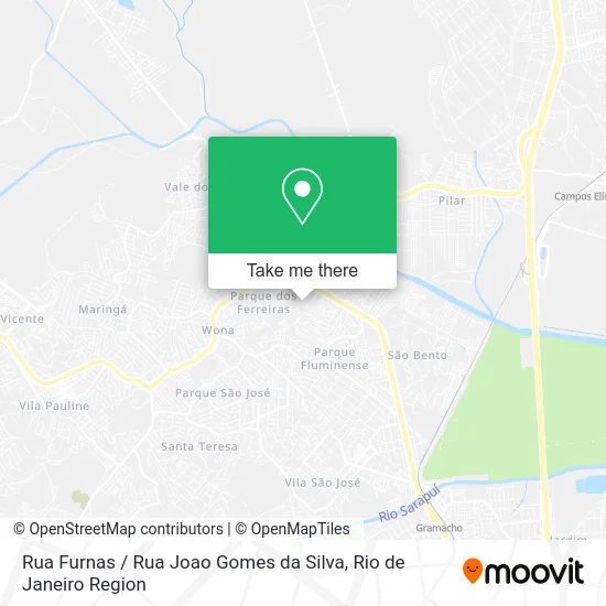 Rua Furnas / Rua Joao Gomes da Silva map