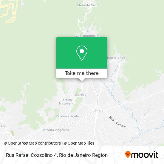 Mapa Rua Rafael Cozzolino 4