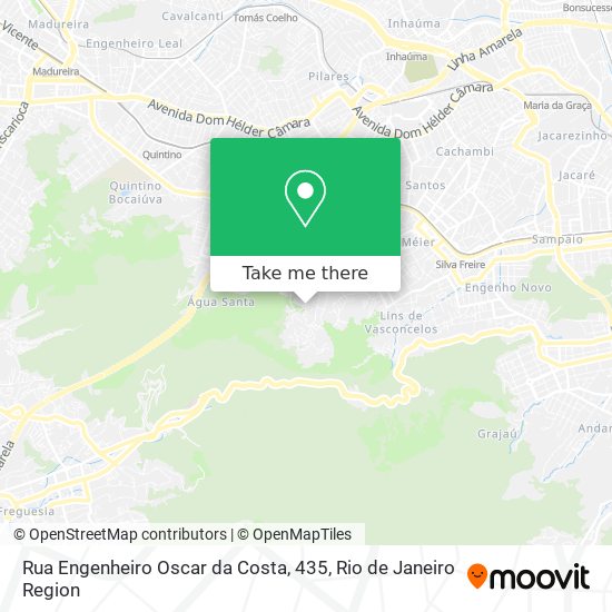 Mapa Rua Engenheiro Oscar da Costa, 435