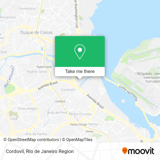Cordovil map