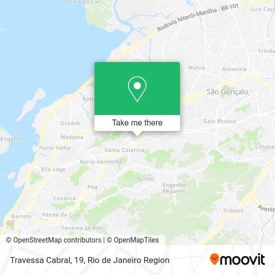 Travessa Cabral, 19 map