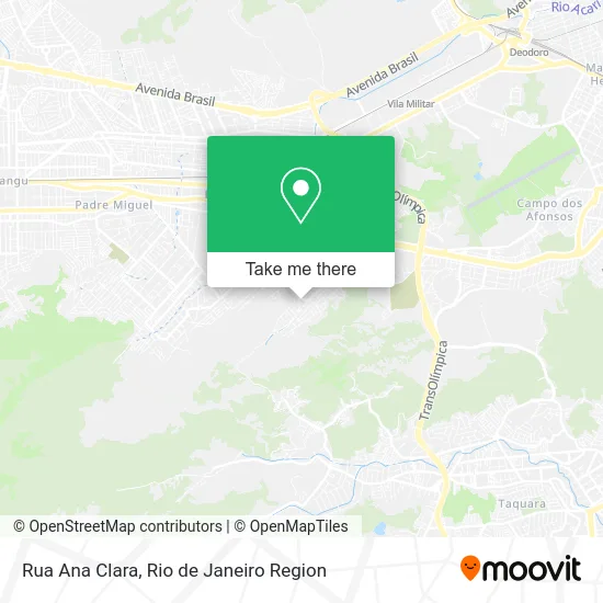 Rua Ana Clara map