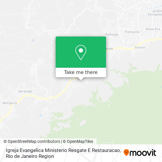 Igreja Evangelica Ministerio Resgate E Restauracao map