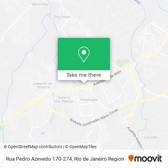 Rua Pedro Azevedo 170-274 map