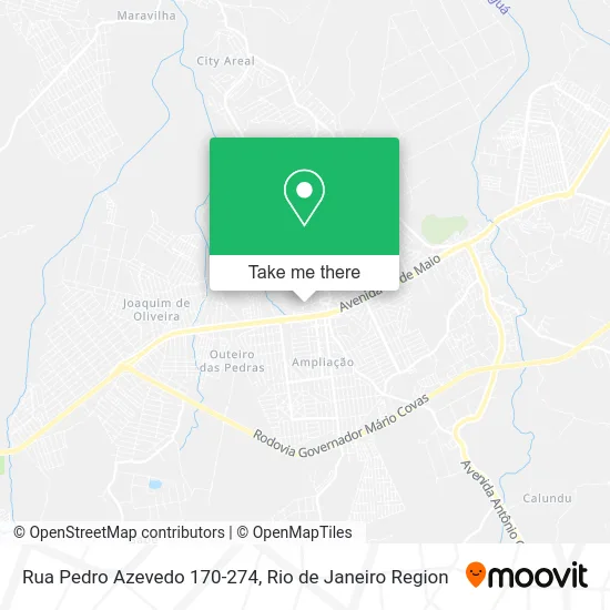 Rua Pedro Azevedo 170-274 map