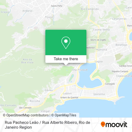 Rua Pacheco Leão / Rua Alberto Ribeiro map
