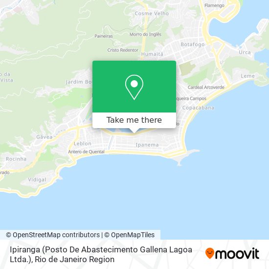Mapa Ipiranga (Posto De Abastecimento Gallena Lagoa Ltda.)