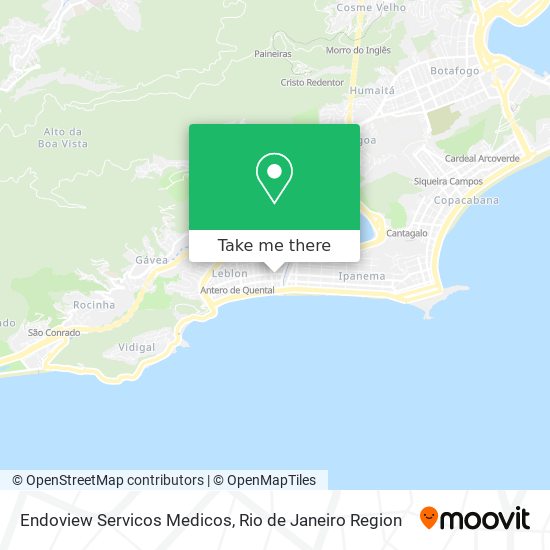 Endoview Servicos Medicos map