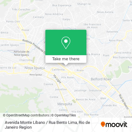 Avenida Monte Líbano / Rua Bento Lima map