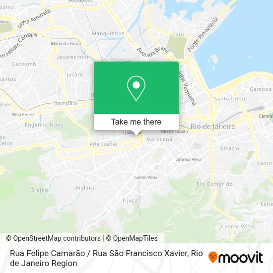 Rua Felipe Camarão / Rua São Francisco Xavier map