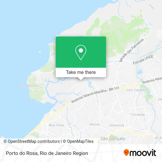 Porto do Rosa map