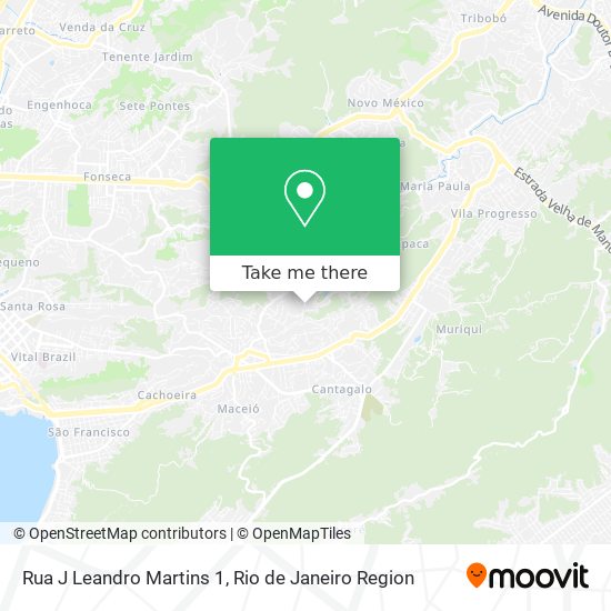 Rua J Leandro Martins 1 map