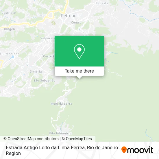 Estrada Antigo Leito da Linha Ferrea map