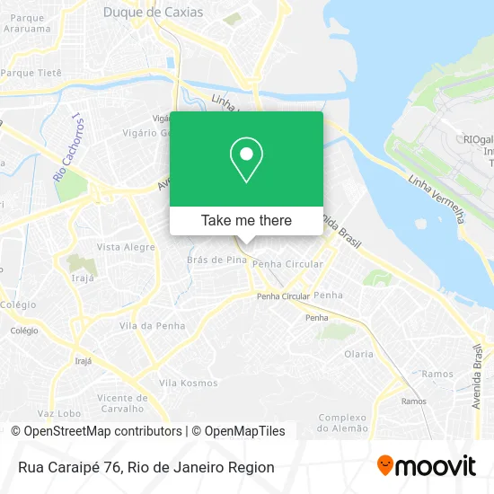 Rua Caraipé 76 map