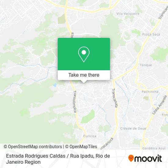 Estrada Rodrigues Caldas / Rua Ipadu map