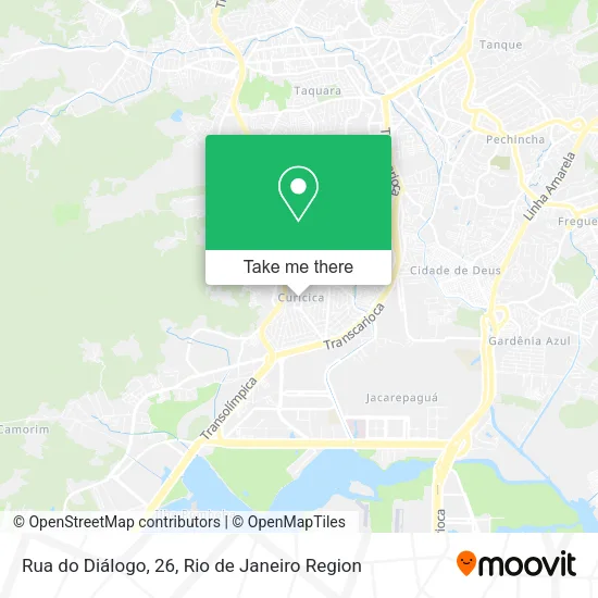 Rua do Diálogo, 26 map