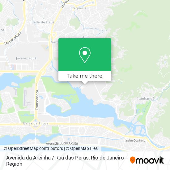 Mapa Avenida da Areinha / Rua das Peras