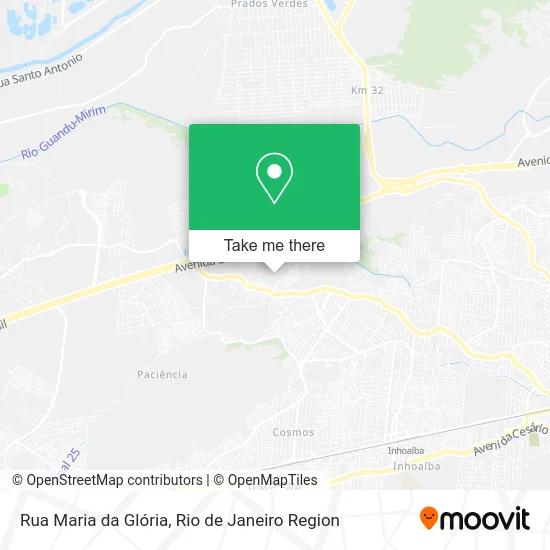Rua Maria da Glória map