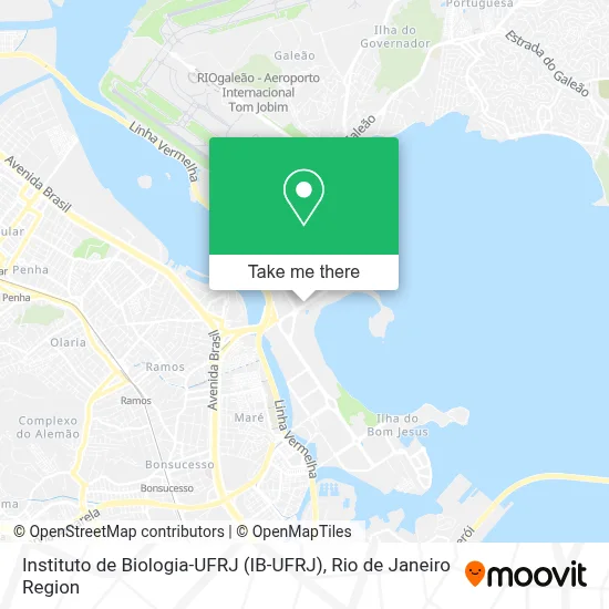 Instituto de Biologia-UFRJ (IB-UFRJ) map
