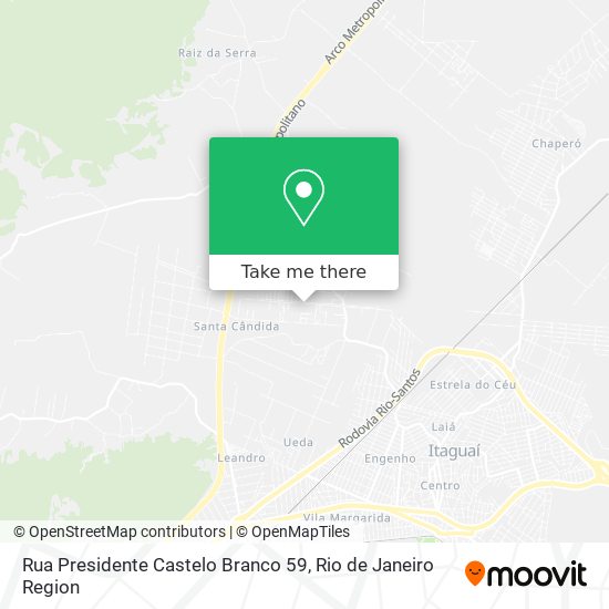 Mapa Rua Presidente Castelo Branco 59