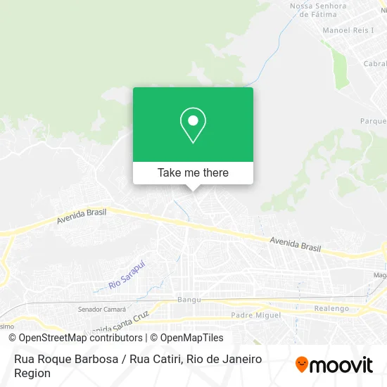 Rua Roque Barbosa / Rua Catiri map