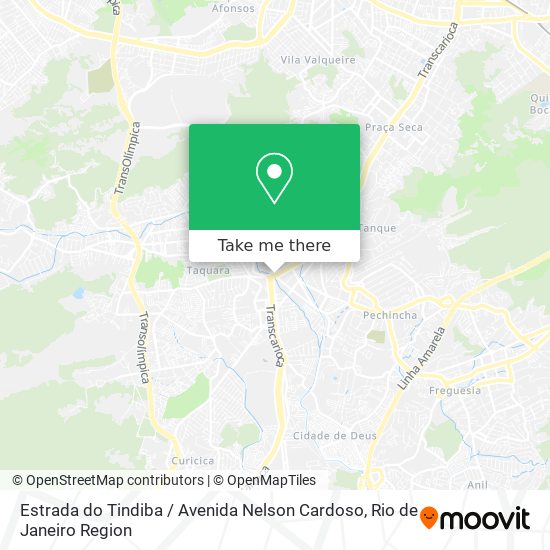 Estrada do Tindiba / Avenida Nelson Cardoso map