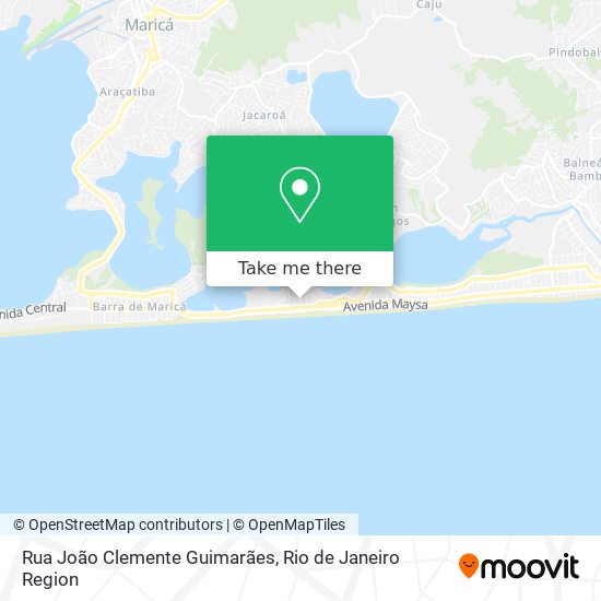 Rua João Clemente Guimarães map