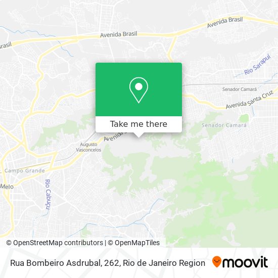 Rua Bombeiro Asdrubal, 262 map
