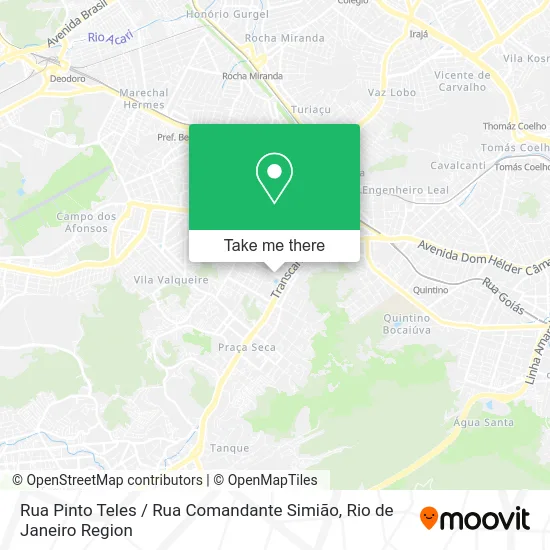 Rua Pinto Teles / Rua Comandante Simião map