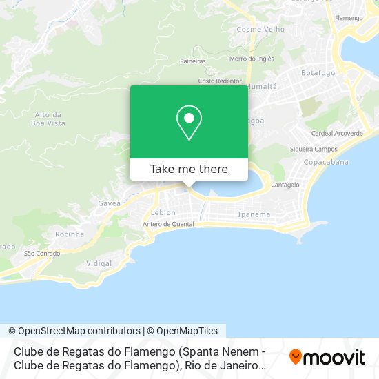 Mapa Clube de Regatas do Flamengo (Spanta Nenem - Clube de Regatas do Flamengo)