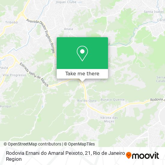 Rodovia Ernani do Amaral Peixoto, 21 map