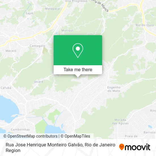Rua Jose Henrique Monteiro Galvão map