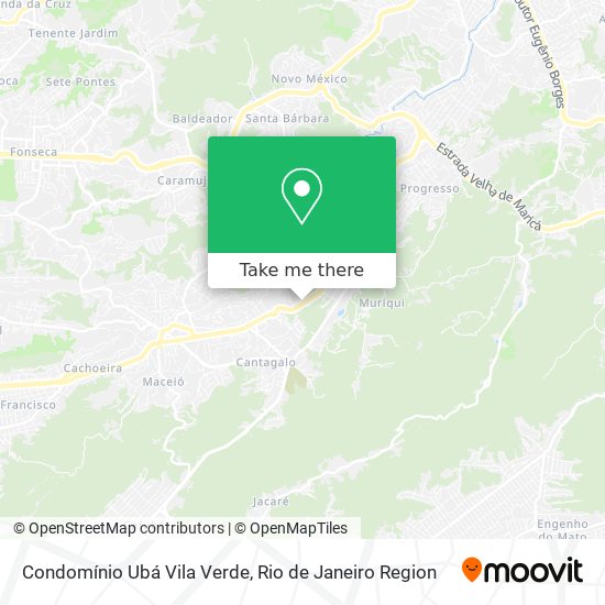 Mapa Condomínio Ubá Vila Verde