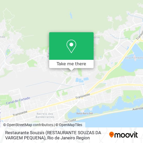 Restaurante Souza's (RESTAURANTE SOUZAS DA VARGEM PEQUENA) map