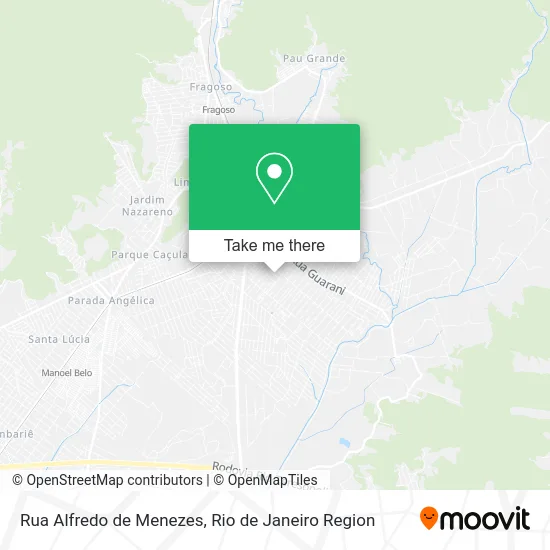 Rua Alfredo de Menezes map