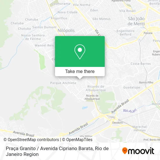 Praça Granito / Avenida Cipriano Barata map