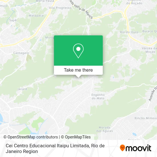 Cei Centro Educacional Itaipu Limitada map