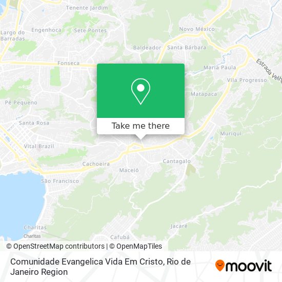 Comunidade Evangelica Vida Em Cristo map
