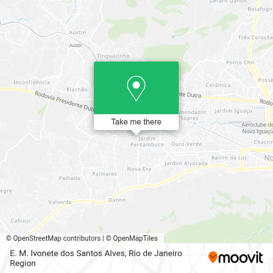 E. M. Ivonete dos Santos Alves map