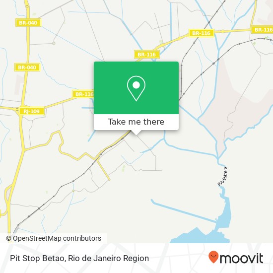 Pit Stop Betao map