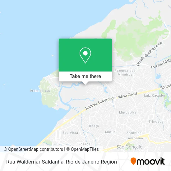 Rua Waldemar Saldanha map