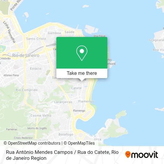 Rua Antônio Mendes Campos / Rua do Catete map