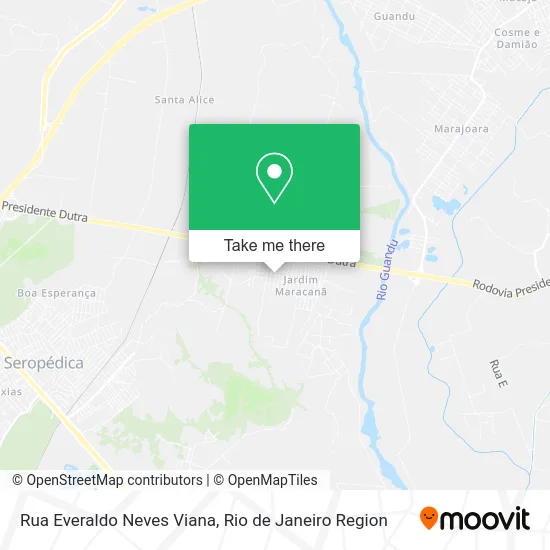 Rua Everaldo Neves Viana map